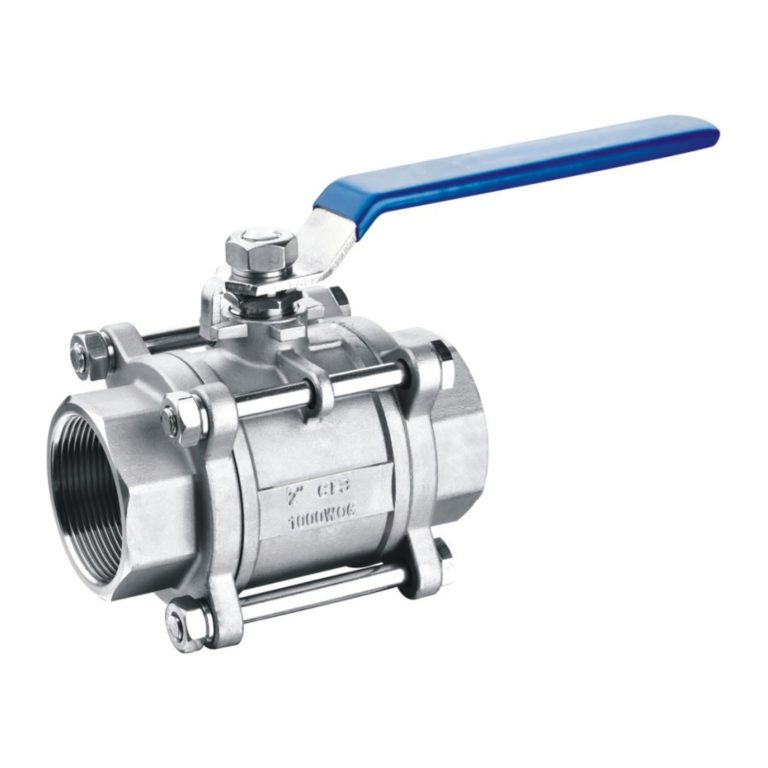 三片式螺纹球阀WOG 白底方形